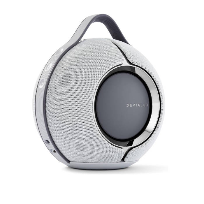 Devialet Mania - Portable Smart Speaker - Light Grey - Superior Sound - Premium Deep Bass - Long-Lasting Battery