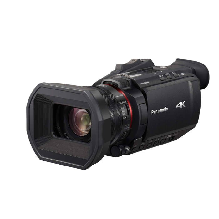 Panasonic X1500 4K Professional Camcorder with 24X Optical Zoom, WiFi HD Live Streaming, HC-X1500 (USA Black)